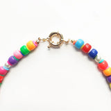 Bohemian Rainbow Beads Choker Necklace
