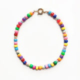 Bohemian Rainbow Beads Choker Necklace