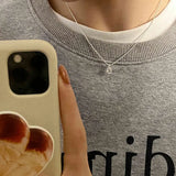 925 Silver Gothic Choker Pendant Necklace Women Punk Accessories Gift