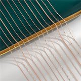 925 Silver Chain Necklaces Rose Plated for Women