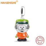 925 Silver Family Charms Beads for Bracelet Necklace