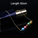 925 Silver Pendant Women Freshwater Pearl Necklace Anniversary Gift