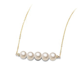925 Silver Pendant Women Freshwater Pearl Necklace Anniversary Gift