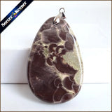 Green Old KAMBABA Natural Stone Beads Pendant DIY Jewelry Making