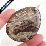 Men's Green KAMBABA Stone Pendant for DIY Jewelry Making