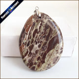 Men's Green KAMBABA Stone Pendant for DIY Jewelry Making