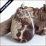 Green Old KAMBABA Natural Stone Beads Pendant DIY Jewelry Making