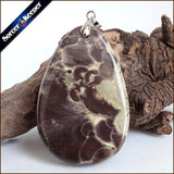 Green Old KAMBABA Natural Stone Beads Pendant DIY Jewelry Making