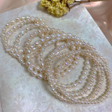 Baroque Pearl Bracelet for Women Peace Stone Beads Jewelry