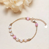 Natural Freshwater Pearl Bracelets & Bangles Opal Beads