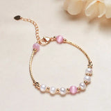 Natural Freshwater Pearl Bracelets & Bangles Opal Beads