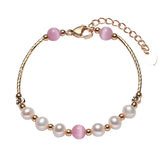 Natural Freshwater Pearl Bracelets & Bangles Opal Beads