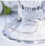 925 Silver Diamond Pendant Necklace Wedding Bridal Jewelry