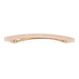 Rectangle Acetate Hair Barrette with Austrian Rhinestone