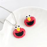 Retro Cartoon Smiley Face Necklace Couple Jewelry