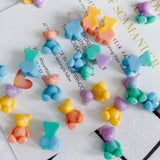 Cartoon Bear Resin Patch for Hairpin Earrings