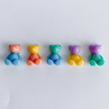 Cartoon Bear Resin Patch for Hairpin Earrings