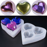 Heart Pendant Resin Casting Mold Silicone Epoxy Jewelry Making