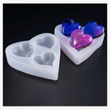 Heart Pendant Resin Casting Mold Silicone Epoxy Jewelry Making