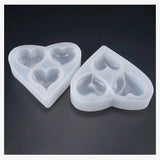 Heart Pendant Resin Casting Mold Silicone Epoxy Jewelry Making