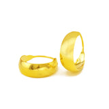14K Retro Wedding Engagement Earrings Yellow Statement Clip Gift