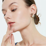 Retro Bee Personality Earrings Female Asymmetric Ladies Earrings