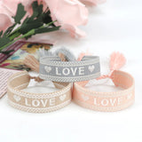 Retro Embroidery Woven Women's Charm Bracelet Boho Style Jewelry