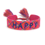 Hand-woven Friendship Couple Bracelet Embroidery Tassel Jewelry