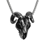 Retro Claw Skull Pendant Necklace for Men and Women