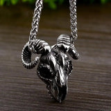 Retro Claw Skull Pendant Necklace for Men and Women