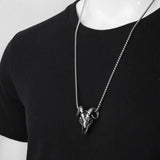 Retro Claw Skull Pendant Necklace for Men and Women
