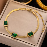 Retro Senior Double Thick Chain Bracelet Female Mixed