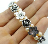 Freshwater Pearls Bangle Real Natural Pearl Bracelet Wedding Hand jewellery