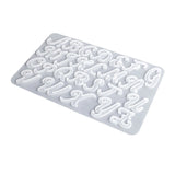 Reversed Alphabet Resin Letter Keychain Mold Epoxy Molds DIY