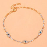 Evil Eye Anklet Bracelet for Women Beach Sandals Bohemian Jewelry