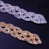 Rhinestone Chain Hair Clips Headband Indian Wedding Bridal Decoration