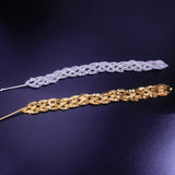Rhinestone Chain Hair Clips Headband Indian Wedding Bridal Decoration