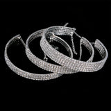 Rhinestone Choker Necklace for Women Wedding Bridesmaid Jewelry