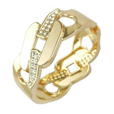 Rhinestone Chain Cuff Bracelets Charm Jewelry Boho Punk Accessories