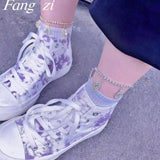 Rhinestone Drop Pendant Women's Anklet Bracelet Jewelry Wedding