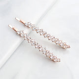 Crystal Rhinestone Hair Clip Barrettes Women Accessories Wedding Prom Bride