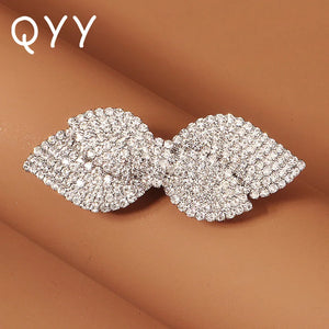 Rhinestone Hair Pins Crystal Hair Clips Women Accessories Party Barrettes