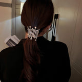 Rhinestone Headwear Hair Rope Bracelet Elastic Hair Band