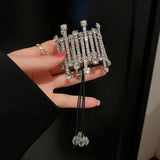 Rhinestone Headwear Hair Rope Bracelet Elastic Hair Band