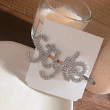Rhinestone LOVE Hairpin Punk Egirl Sweet Charm Vintage Metal 90s