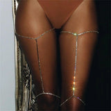 Lady Leg Jewelry Sexy Nightclub Crystal Leg Chain