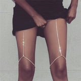 Lady Leg Jewelry Sexy Nightclub Crystal Leg Chain