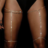 Lady Leg Jewelry Sexy Nightclub Crystal Leg Chain