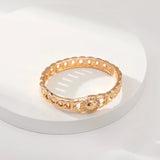 Rhinestones Chain Alloy Cuff Bracelets For Women