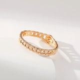 Rhinestones Chain Alloy Cuff Bracelets For Women